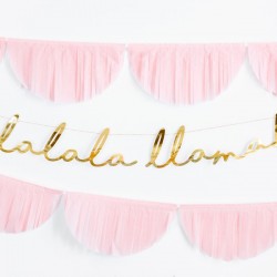 Baner Lama złoty 12,5x82cm