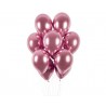 Balony chromowane różowe 13cali 33cm 5szt