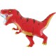 Balon foliowy Dinozaur Tyranozaur czerwony 100x80cm