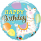 Balon foliowy Lama Happy Birthday 18cali 46cm