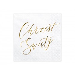 Serwetki papierowe Chrzest Święty 33x33cm 20szt