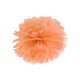 Pompon bibułowy 35 cm jasnopomarańczowy