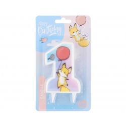 Świeczka urodzinowa Lisek