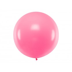 Balon Gigant pastelowy różowy 1m