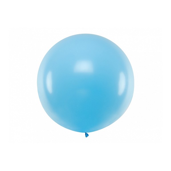 Balon Gigant pastelowy błękitny 1metr