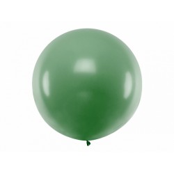 Balon Gigant pastelowy ciemnozielony 1metr