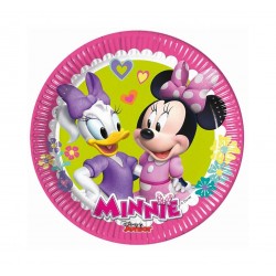 Talerzyki papierowe Myszka Minnie 20cm 8szt
