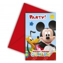 Zaproszenia Myszka Mickey 6szt