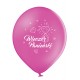 Balony pastelowe na Wieczór Panieński różowe 12cali 30cm 6szt