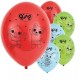 Balon lateksowe Królik Bing mix kolorów 11cali 27cm 6szt