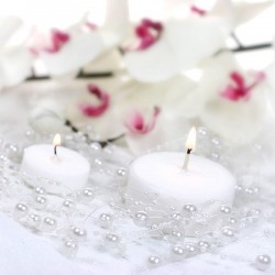 Girlandy perłowe kolor perłowy 130cm