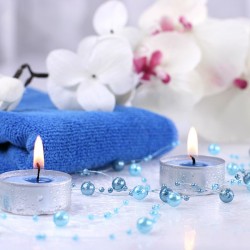 Girlandy dekoracyjne turkusowe 130cm 5szt