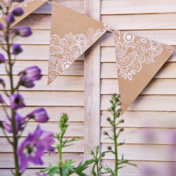 Girlanda flagietkowa kraft 210cm