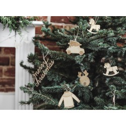 Zawieszki dekoracyjne Święta 10szt