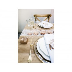 Pudełeczka z zawieszkami kraft 6x5,5x3,5cm