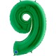 Balony Cyfry 0-9 Zielony 102cm