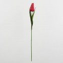 Tulipan gałązka czerwony sztuczny 12szt