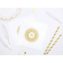 Serwetki Komunijne IHS 33x33cm 20szt