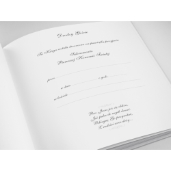 Księga gości komunijnych 20,5x20,5cm