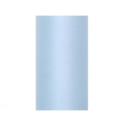 Tiul dekoracyjny w rolce błękitny 0,15cmx9m