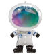 Balon foliowy Astronauta holograficzny 28cali
