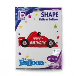 Balon foliowy Happy Birthday Formuła 56cali 142cm