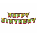 Girlanda papierowa Game On Happy Birthday 160cm