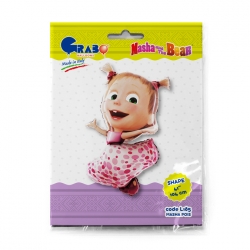Balon foliowy Masha w sukience 104cm