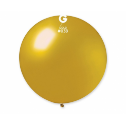 Balon Gigant metaliczny złoty 80cm