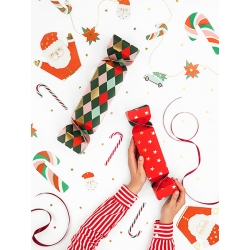 Zawieszki do prezentów Mikołaj 12szt