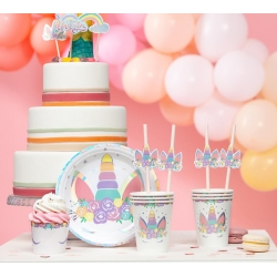 Kubeczki papierowe Jednorożec 6szt