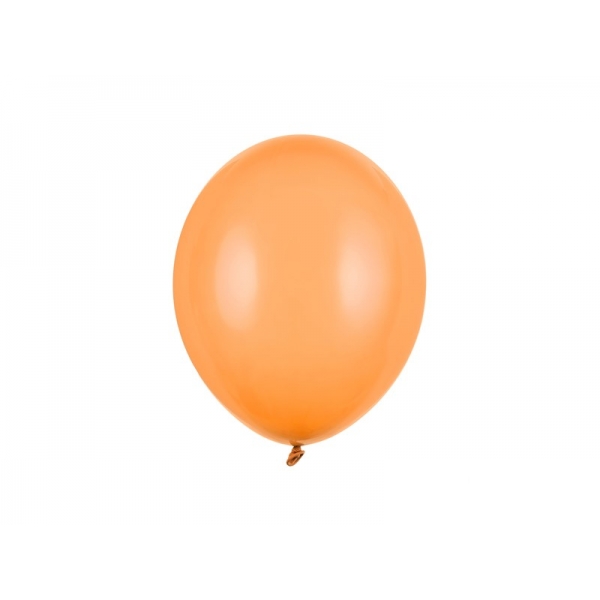 Balony pastelowe pomarańczowe 11cali 27cm 10szt Strong