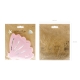 Serwetki papierowe Muszelka różowe 13x12,5cm