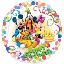Balon foliowy Myszka Mickey i przyjaciele happy birthday