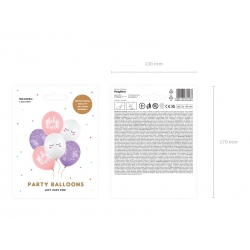 Balony Jednorożec 12cali 30cm 6szt