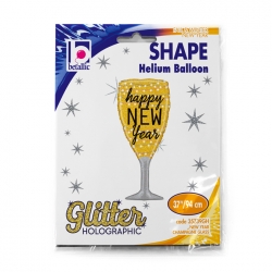 Balon foliowy Kieliszek szampana Happy New Year