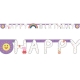 Baner Świnka Peppa - Happy Birthday 220cm