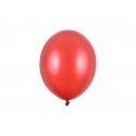 Balony metaliczne czerwone 11cali 27cm 10szt Strong