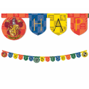 Girlanda papierowa Happy Birthday Harry Potter Hogwarts Houses 200cm