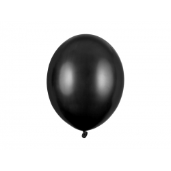 Balony metaliczne czarne 12cali 30cm 50szt Strong