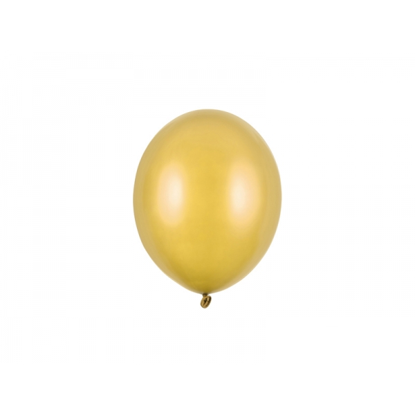 Balony metaliczne złote 5cali 12cm 100szt Strong