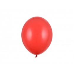 Balony pastelowe czerwone 11cali 27cm 50szt Strong