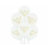Balony komunijne Złoty Gołąb 12cali 30cm 6szt