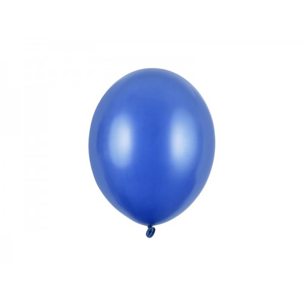 Balony metaliczne niebieskie 11cali 27cm 10szt Strong