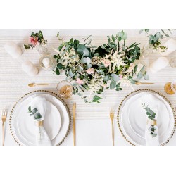 Organza / bieżnik złota 0,48x9m