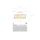 Girlanda balonowa HAPPY BIRTHDAY pastelowa 35cmx395 cm