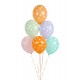 Bukiet z balonów Kropki mix kolorów 12cali 30cm 6szt