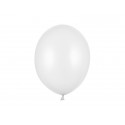 Balony metaliczne białe 12cali 30cm 10szt Strong