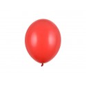 Balony pastelowe czerwone 11cali 27cm 10szt Strong