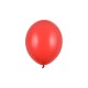 Balony pastelowe czerwone 11cali 27cm 100szt Strong